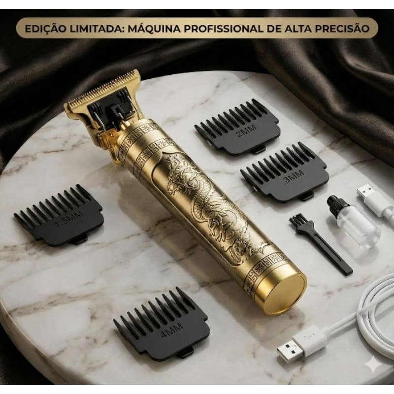 Máquina de Cortar Cabelo e Pelos | Profissional Barbeador | Máquina de Acabamento | Aparador de Cabelo e Barba