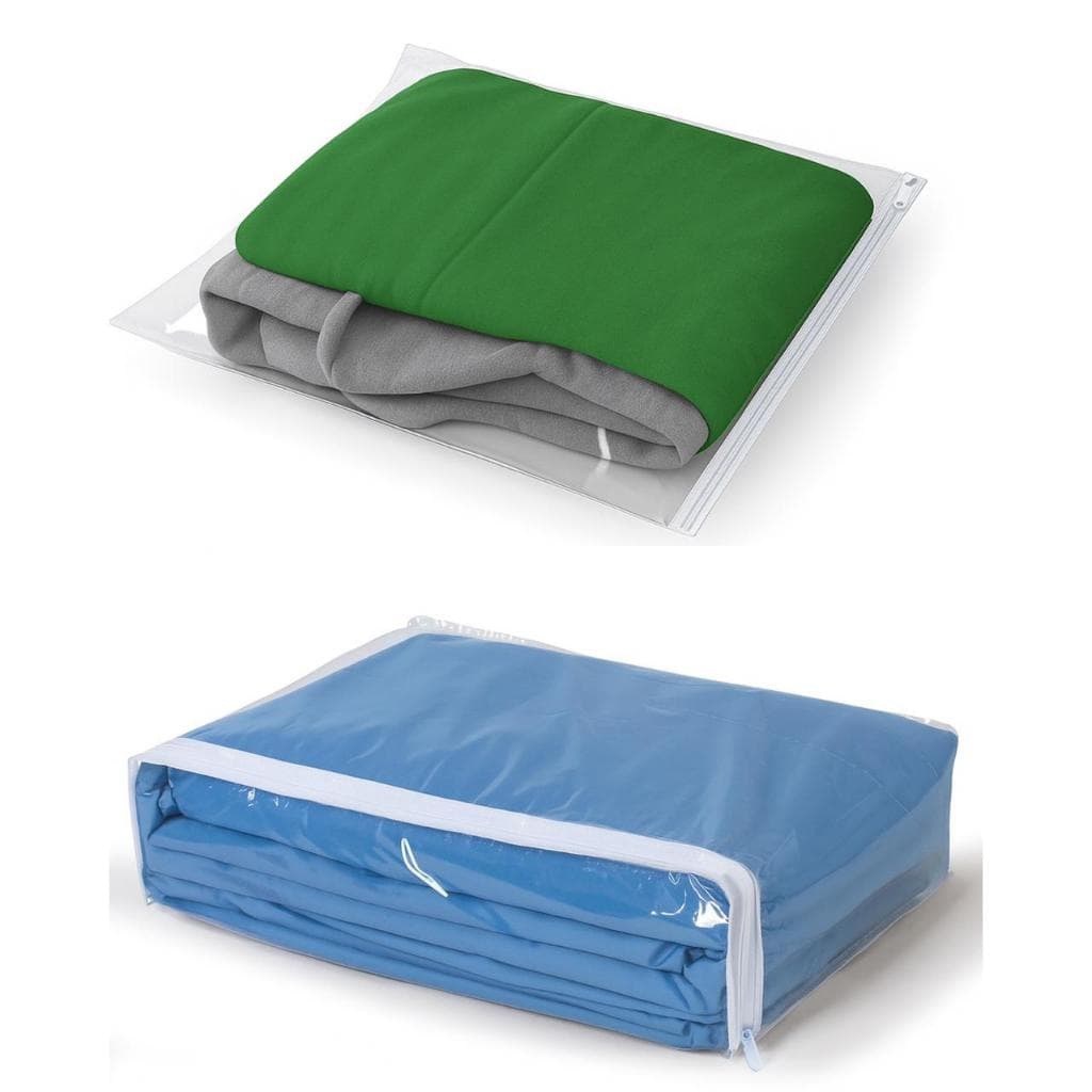 10 Saco Organizadores C Zíper Multiuso Organiza Guarda Roupas/Mala De Viagem