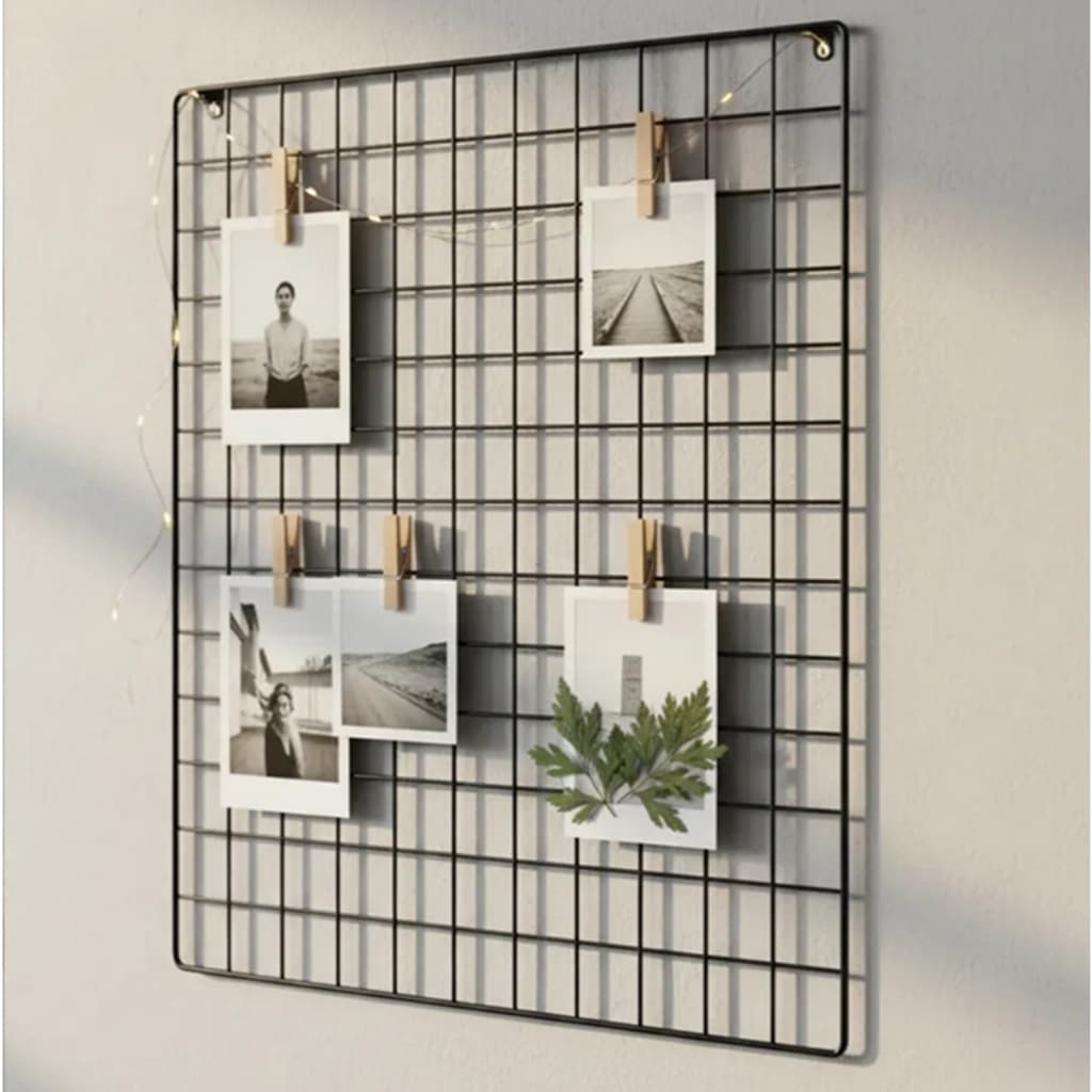 Memory Board 40x40 Preto + Brinde 6 mini prendedores