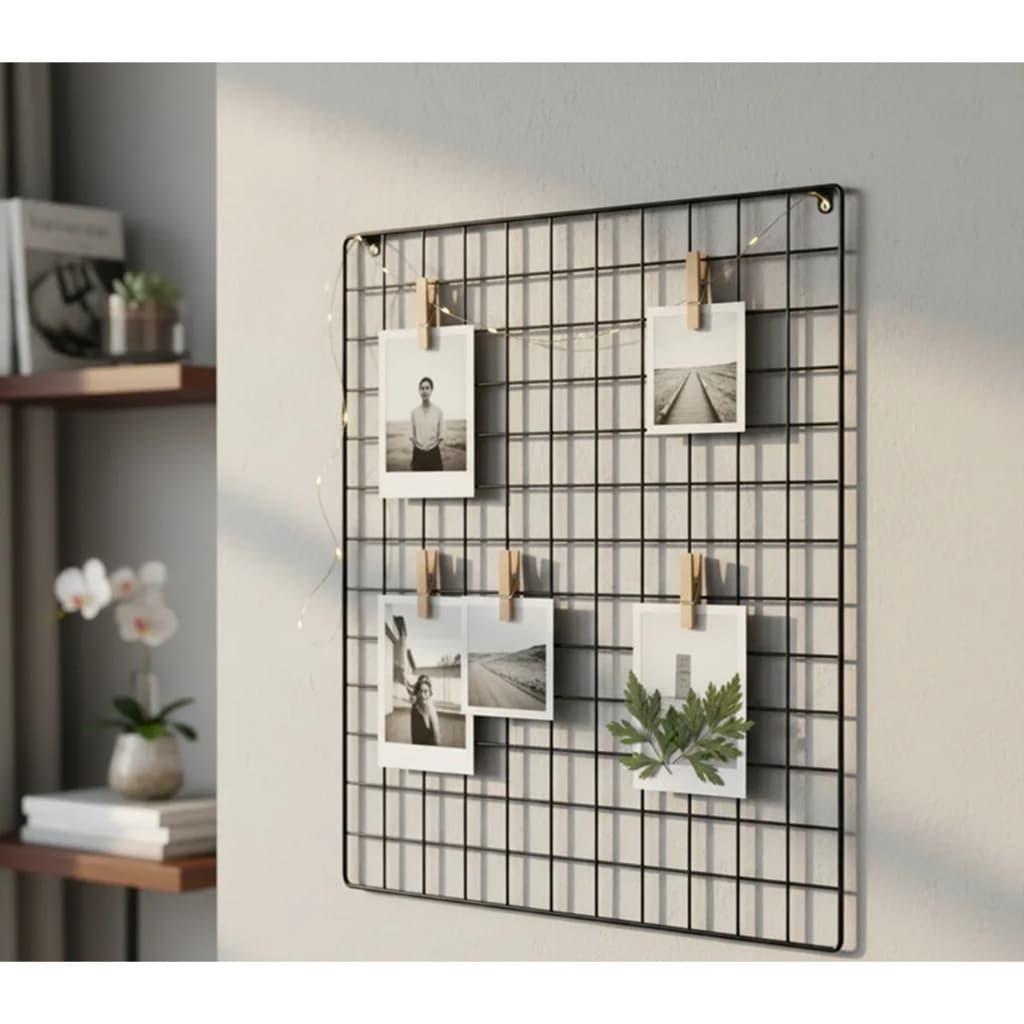 Memory Board 60x60 Preto +  6 mini prendedores