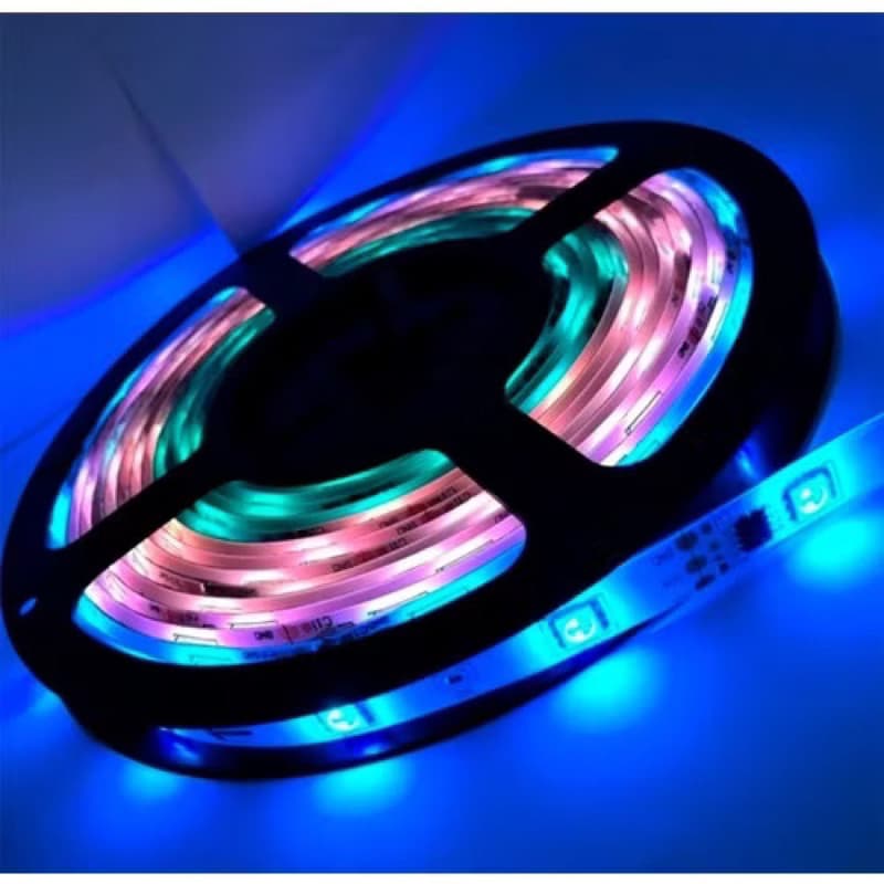 Fita Colorida Led Rgb 5050 5 Metros com fonte gratis PRONTA ENTREGA