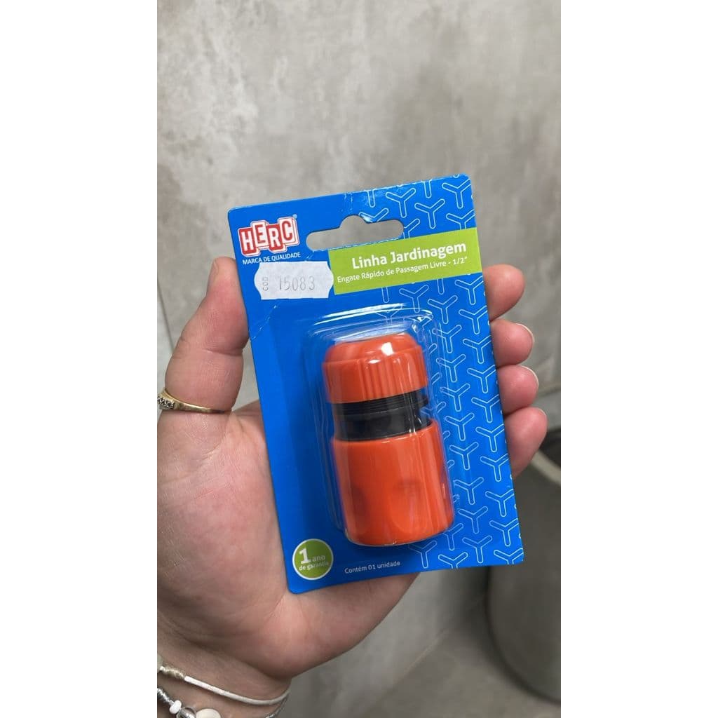 ENGATE RAPIDO DE PASSAGEM LIVRE 1/2 HERC - LINHA JARDINAGEM-