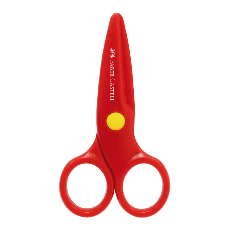 Tesoura para Massinha Supersegura Little Creatives Faber Castell