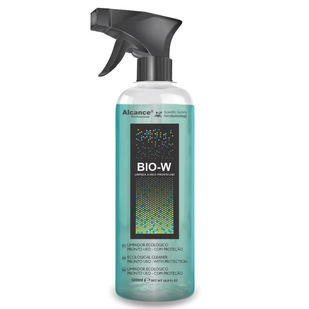 BIO W Limpeza a Seco 500ml, 1,5L Alcance Profissional