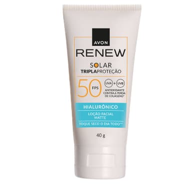 Renew Solar FPS 50 com Ácido Hialurônico