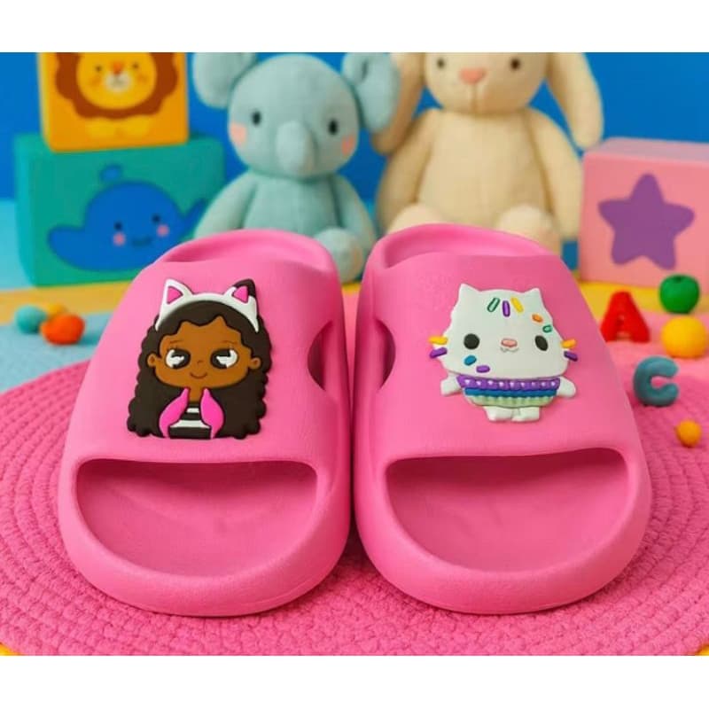 Chinelo Slide Menina Personagem  Confortável Macia Leve 21 ao 32