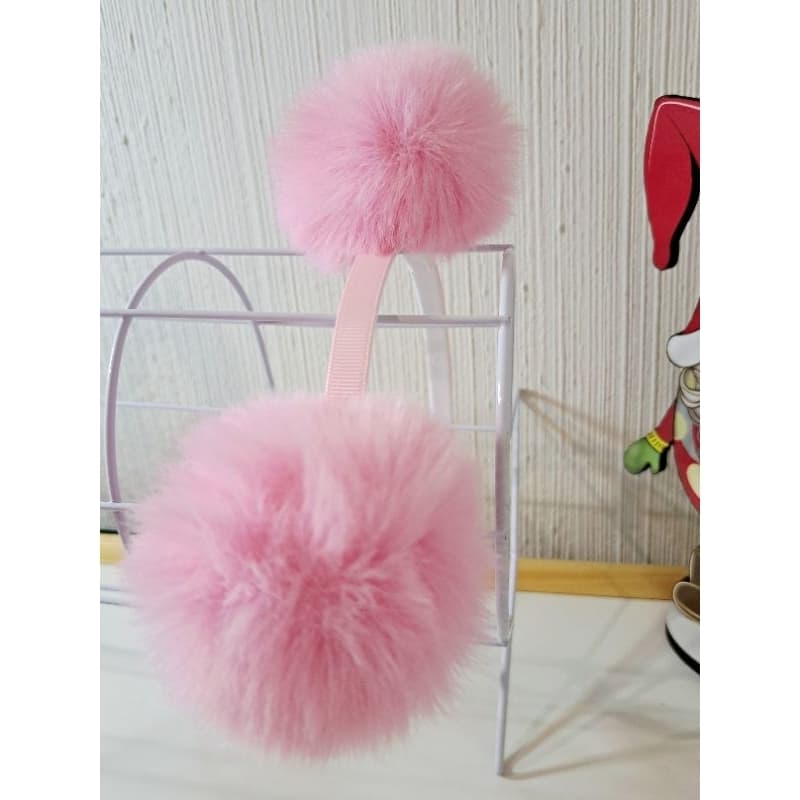 Tiara Pompom Rosa Candy Color