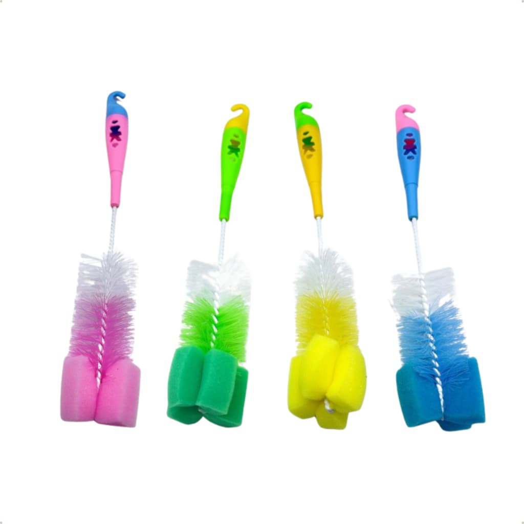 Escova Limpeza Mamadeira Garrafa Cerdas Resistentes