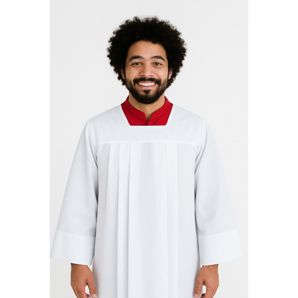 Sobrepeliz Branca Para Coroinha (somente Parte Branca)