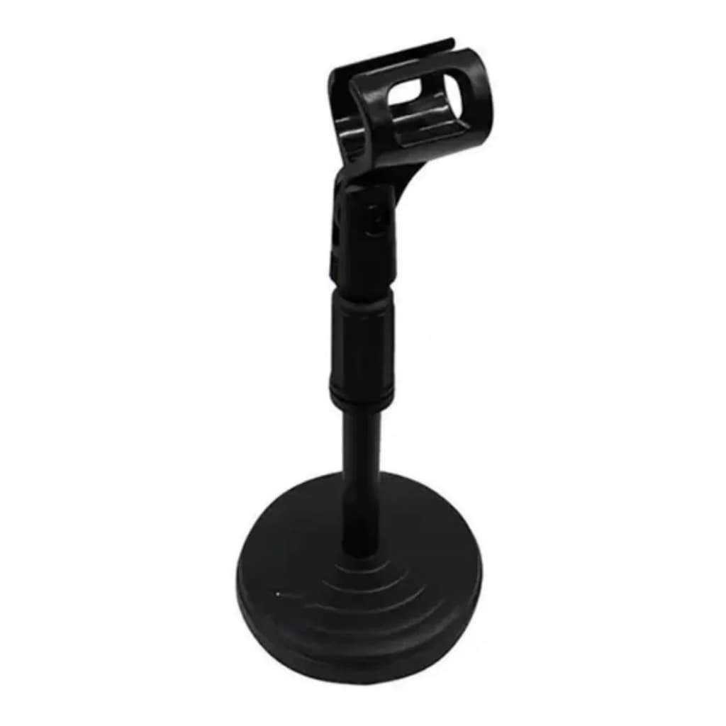 Pedestal Suporte Microfone De Mesa Studio Rádio Tripé
