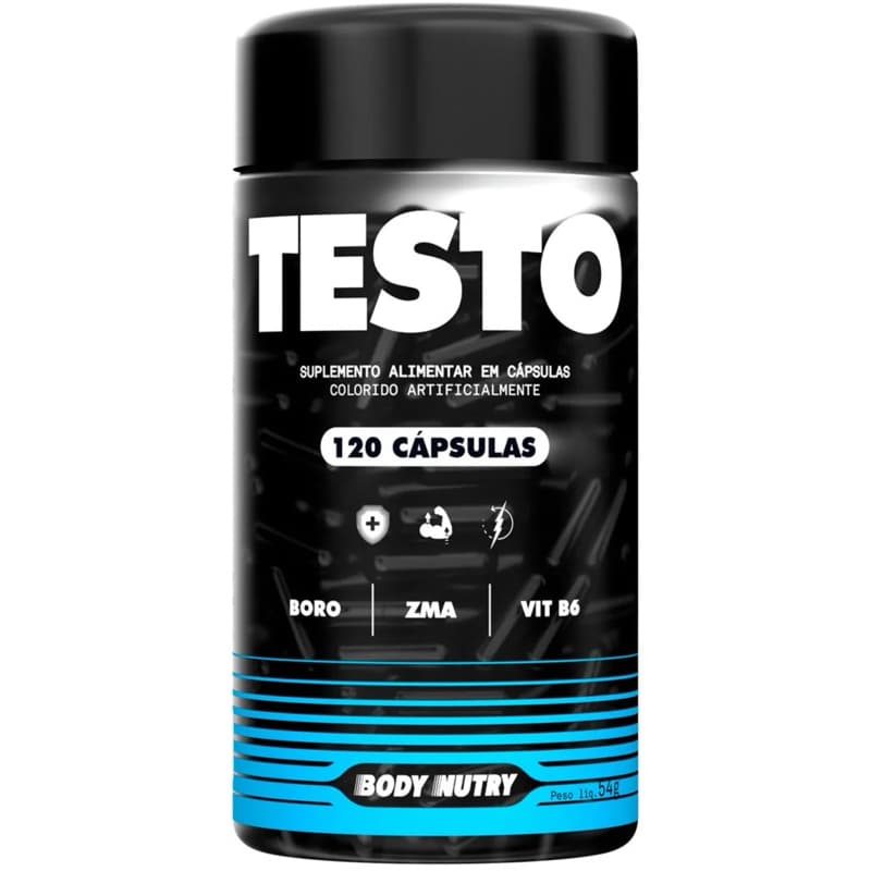 Suplemento Testo 30, 60, 120, 240 caps - Body Nutry
