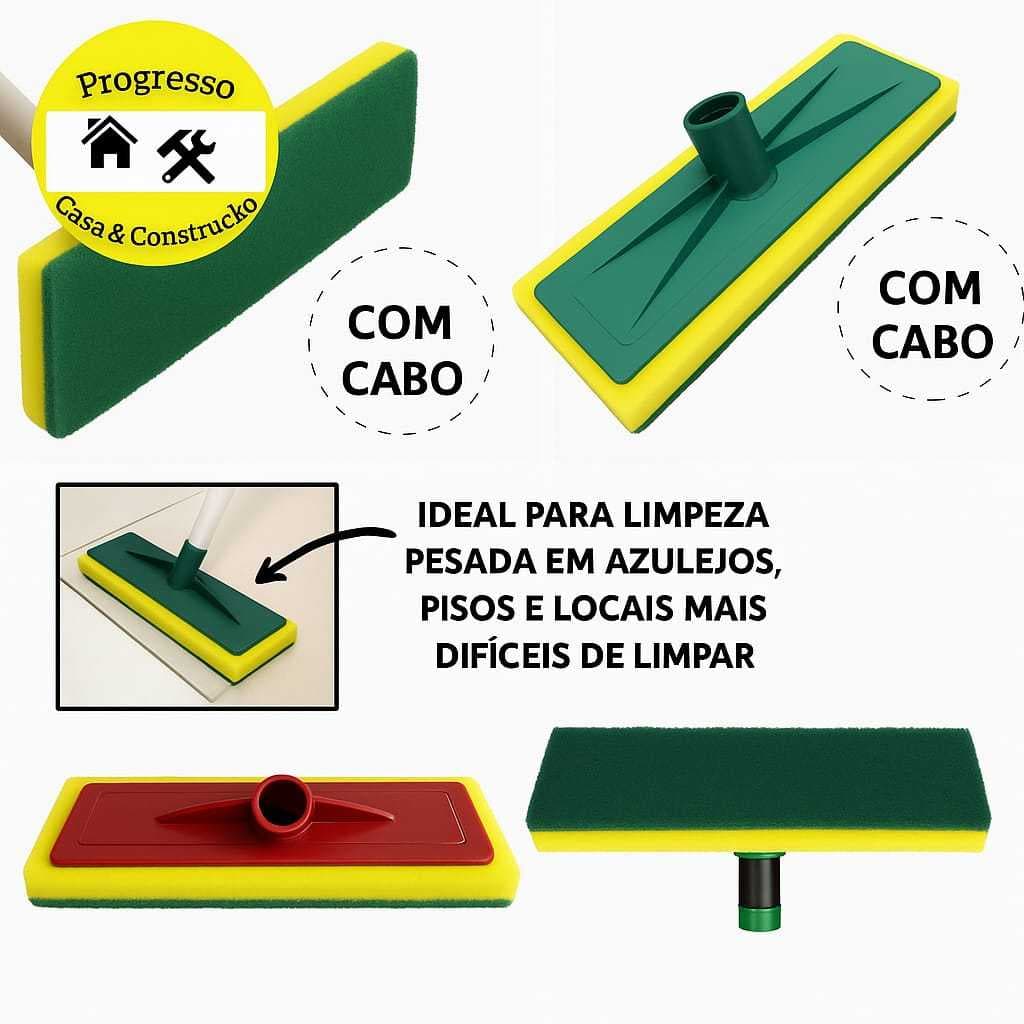 KIT 2 LIMPA AZULEJO COM CABO – PODER MÁXIMO CONTRA ENCARDIDO