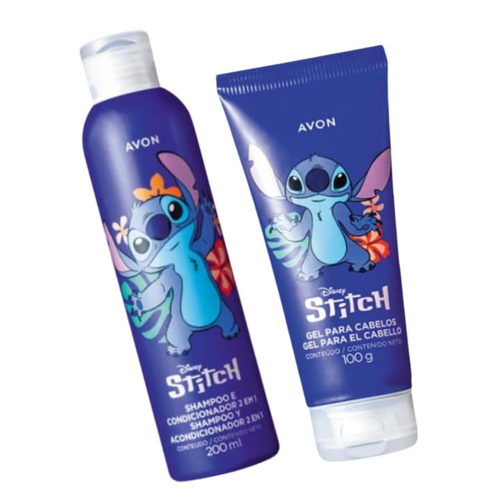 Avon Kit Stitch Shampoo E Condicionador 2em1+gel De Cabelo