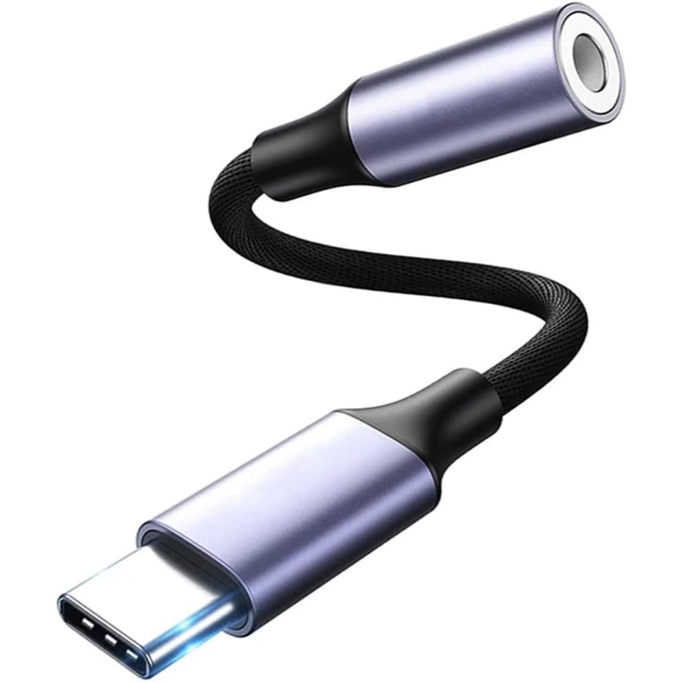cabo adaptador usb c para p2 compatível com celulares e notebook alta definição