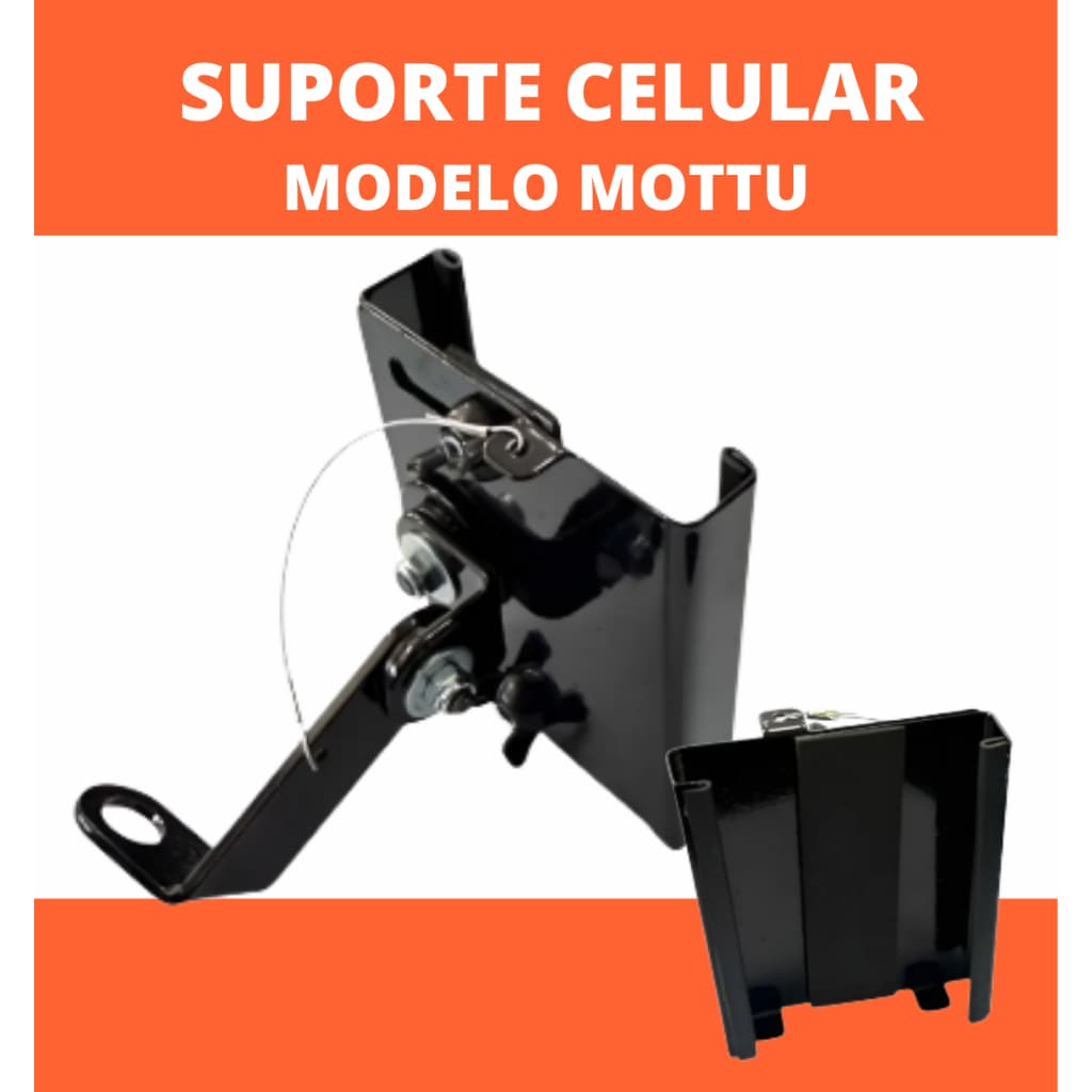 Suporte Celular Mott Moto De Ferro Modelo Mottul Entregador