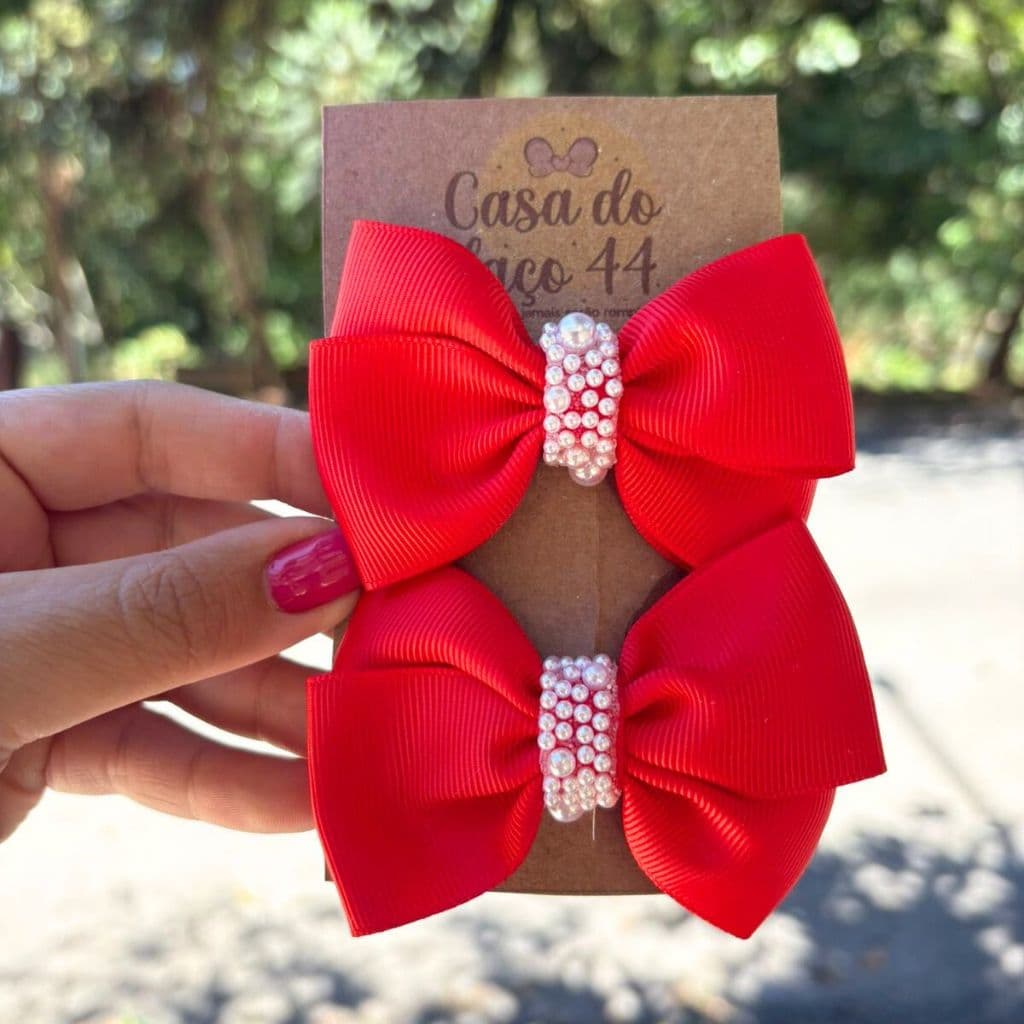 Laços de Cabelo Infantil Bebê Menina Luxo Laço Grande