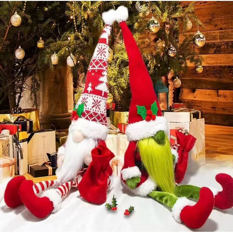 Boneco de Natal/ Papai Noel / Grinch/Gnomo/ Pernas longas/ Kit