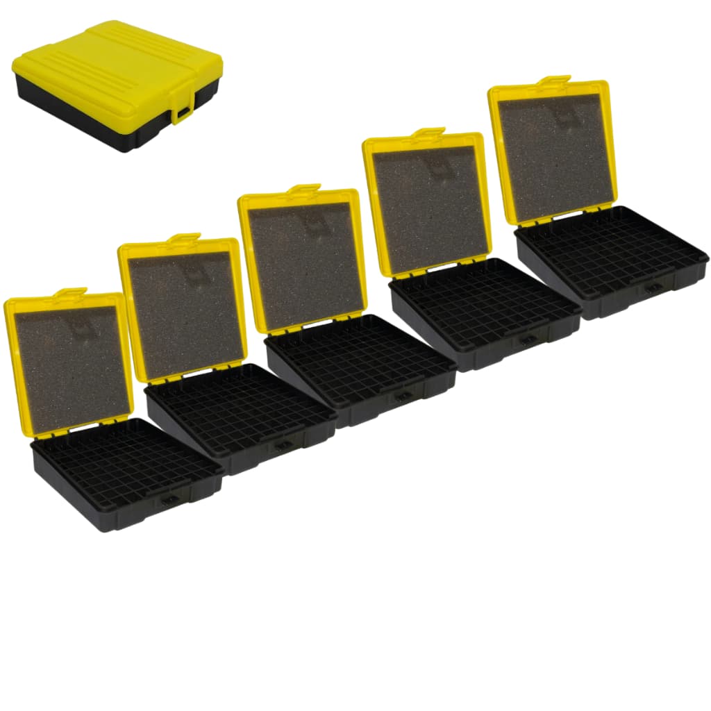 Ki 5 Estojo Aurok F115 Porta Munição 380, 9mm e 38 Super – Caixa Durável