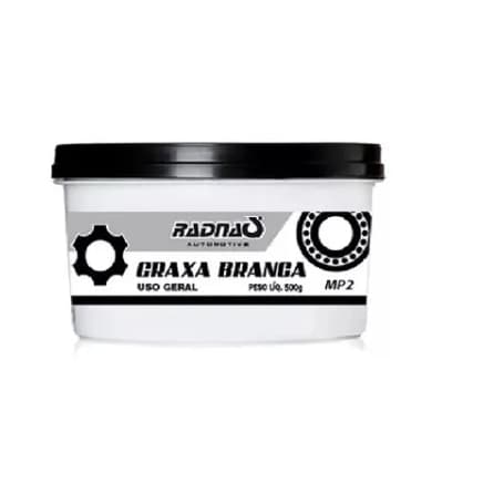 Graxa Branca Pasta Radnaq Pote 500 Gramas