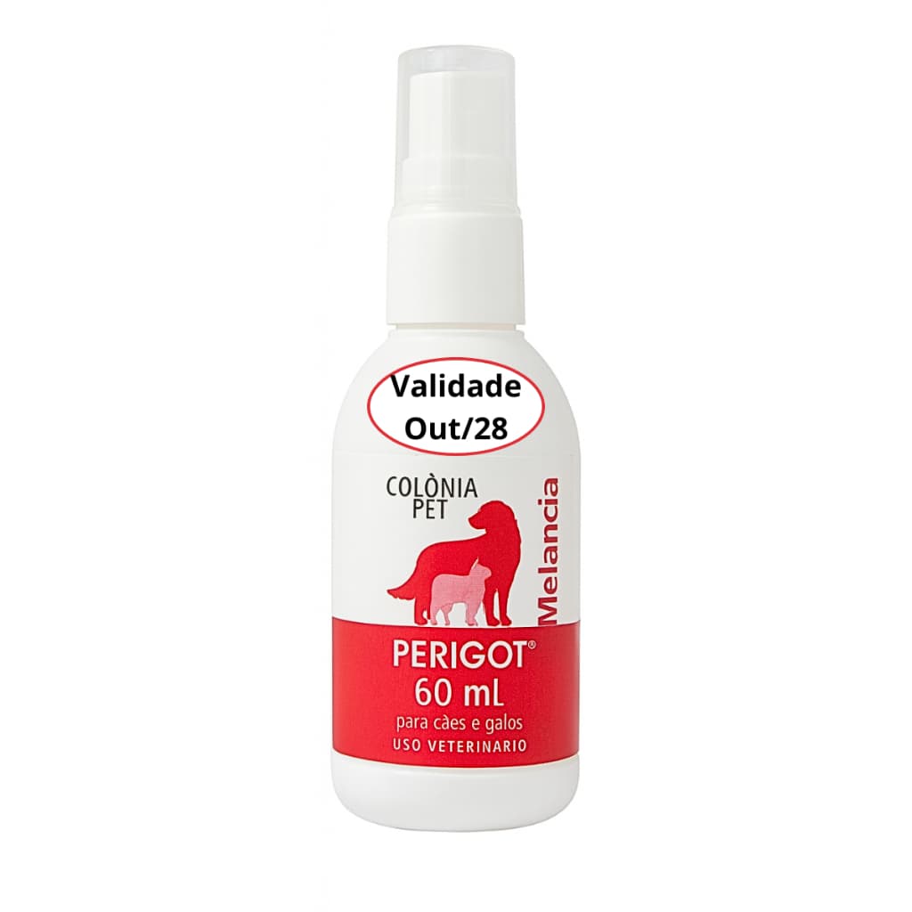 Colônia Perfume Melancia 60ml Perigot Banho Pet Cães Gatos