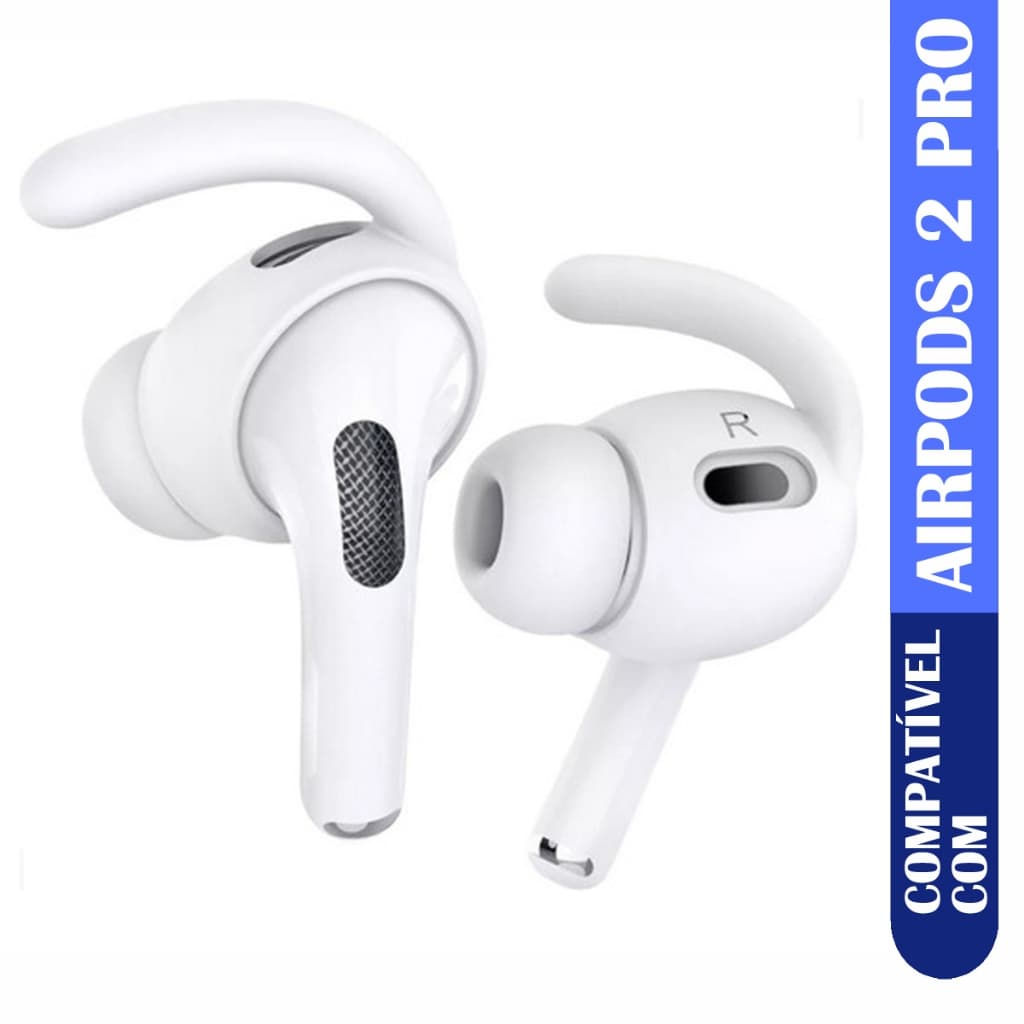Borrachinha Borracha Silicone Para Fone de Ouvido AirPods Pro 2 Geração Haste Anti Queda