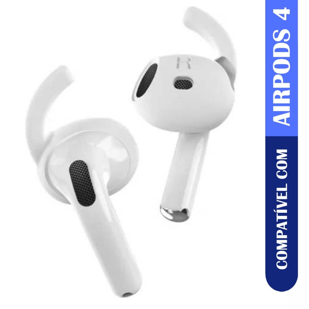 Borrachinha Silicone Haste Anti Queda P/ AirPods 4a Geração