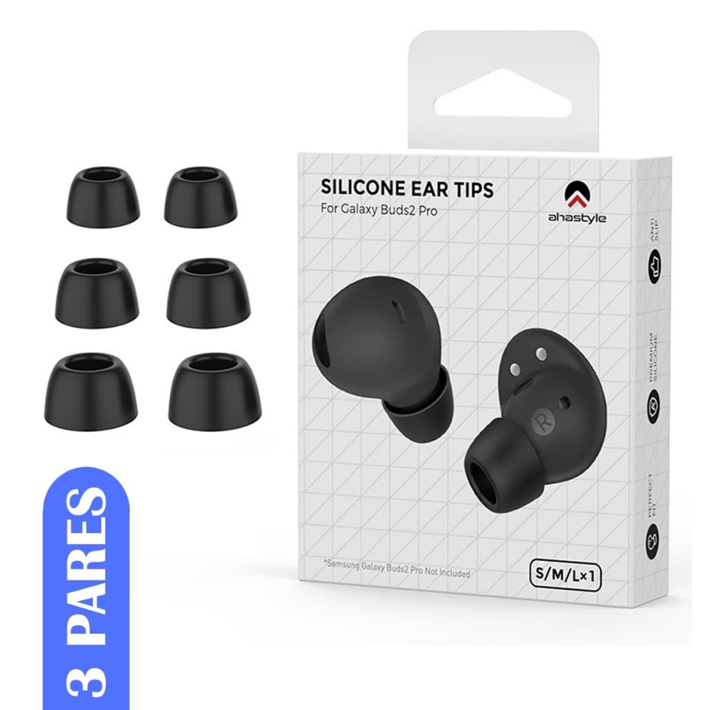 3 Pares Borrachinha Galaxy Buds2 Pro Borracha Compatível