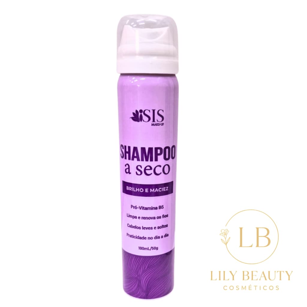 Shampoo a seco - Isis Makeup - 100ML Brilho e Maciez