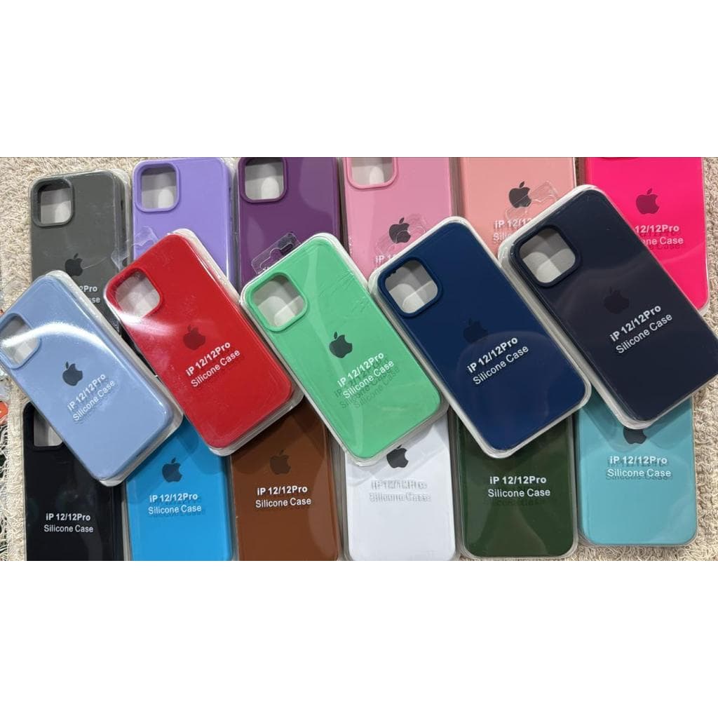 Capa SiLICONE  CASE iPhone 12 / 12 Pro Antishock Várias Cores OBS ; FAVOR INFORMAR  A COR DESEJADA NO ATO DA COMPRA