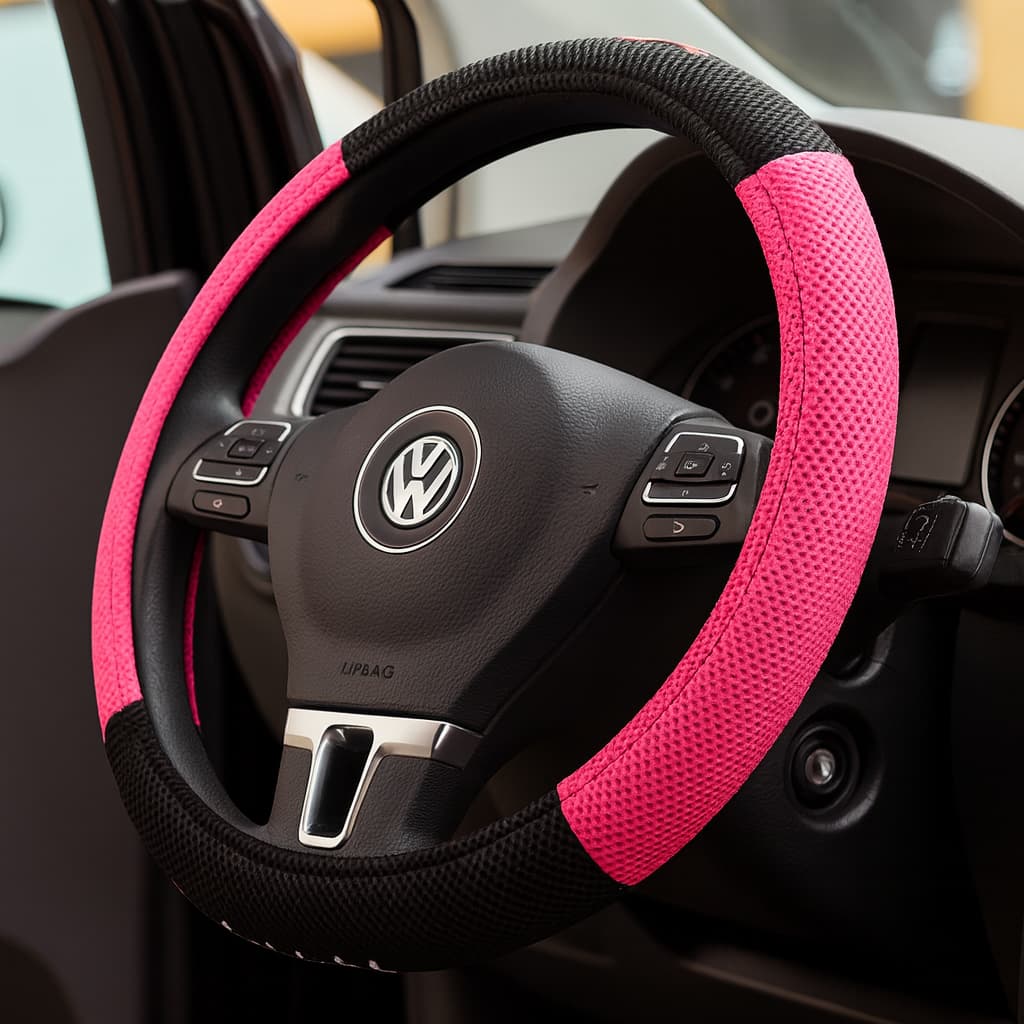 Capas Para Volante Feminina Typer Rosa Todos Carros