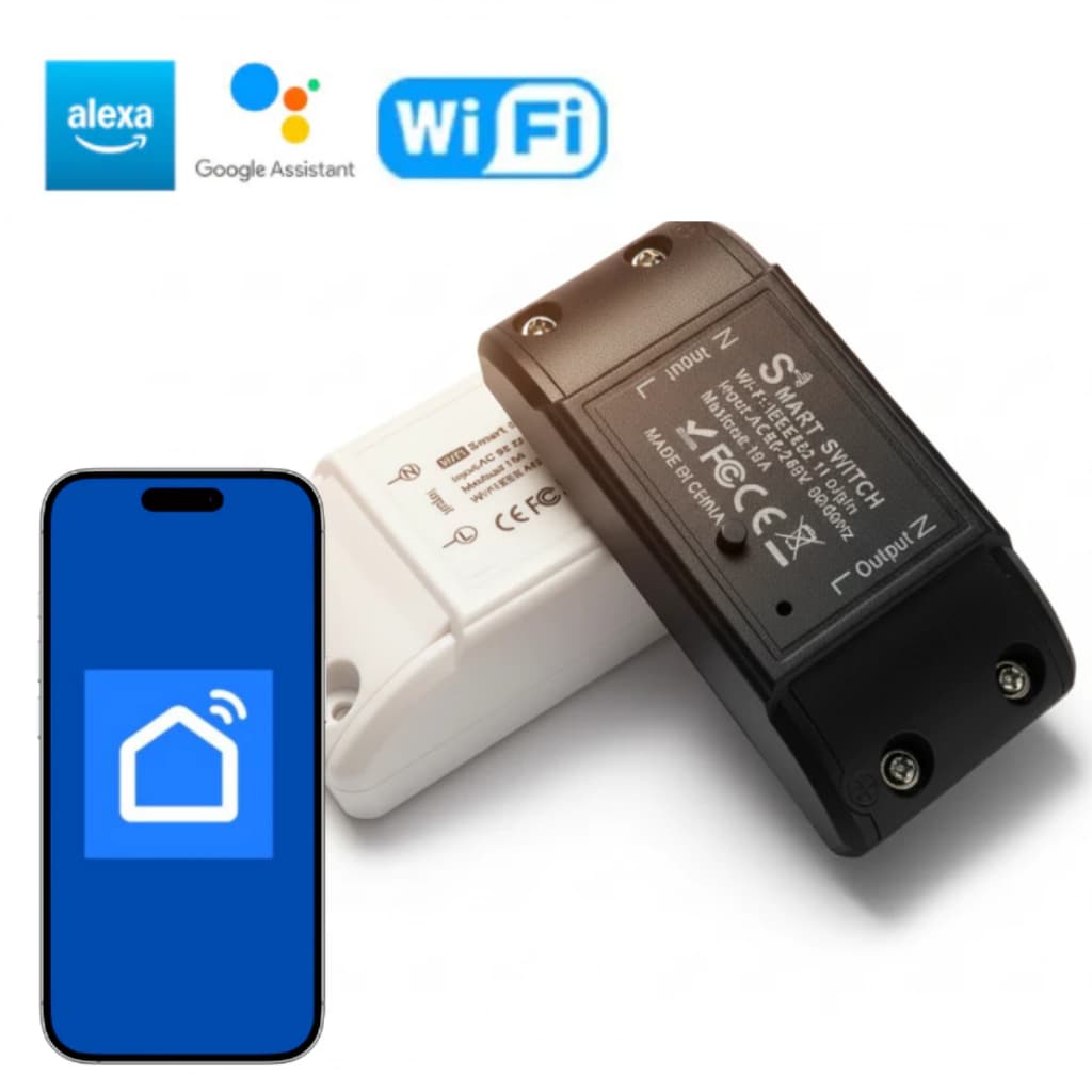 Interruptor Inteligente WiFi Smart switch Suporte Cozy Life App Controle Alexa Google De Voz Doméstico