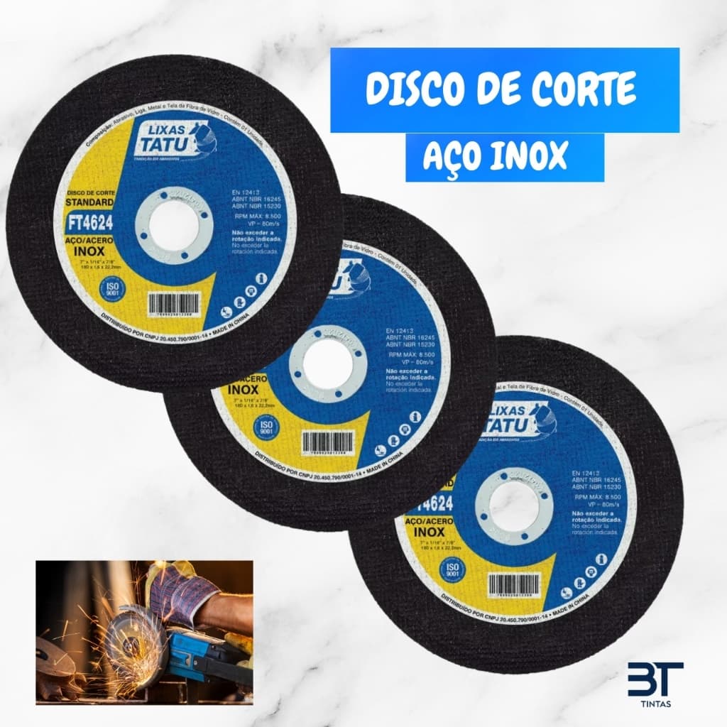 Kit De Discos de Corte Inox para Esmerilhadeira – Alta Performance e Durabilidade