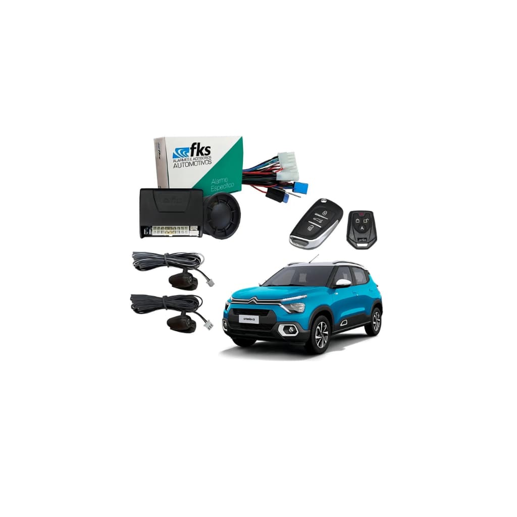 Alarme Automotivo Dedicado Citroen C3 2022 Em Diante Com 2 Controles CR730 CR941