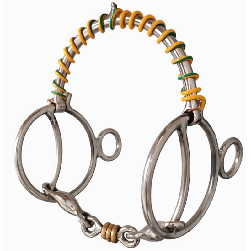 freio bridão inox cavalo doma vaquejada quarto de milha