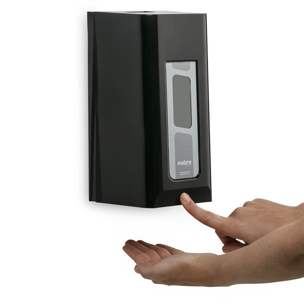 SABONETEIRA DISPENSER P/SABONETE LÍQ./ÁLCOOL GEL 800ML. (C/RESERV.)  STREET - NOBRE