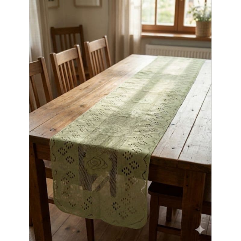 Caminho Trilho de Mesa de renda, Tamanho 1,50m,X,40cm utensílios para Mesa