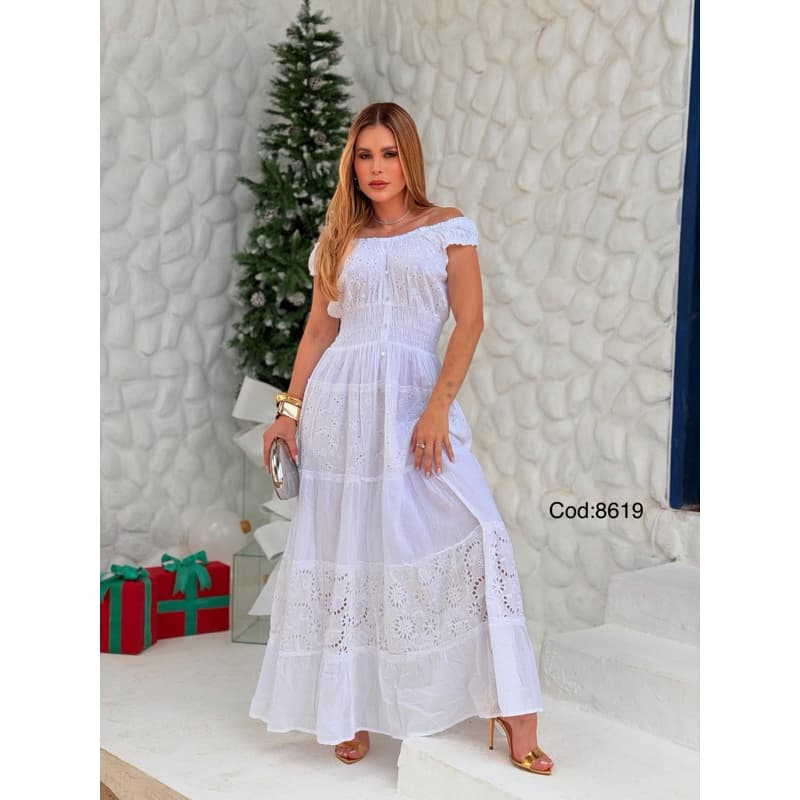 vestido ombro a ombro