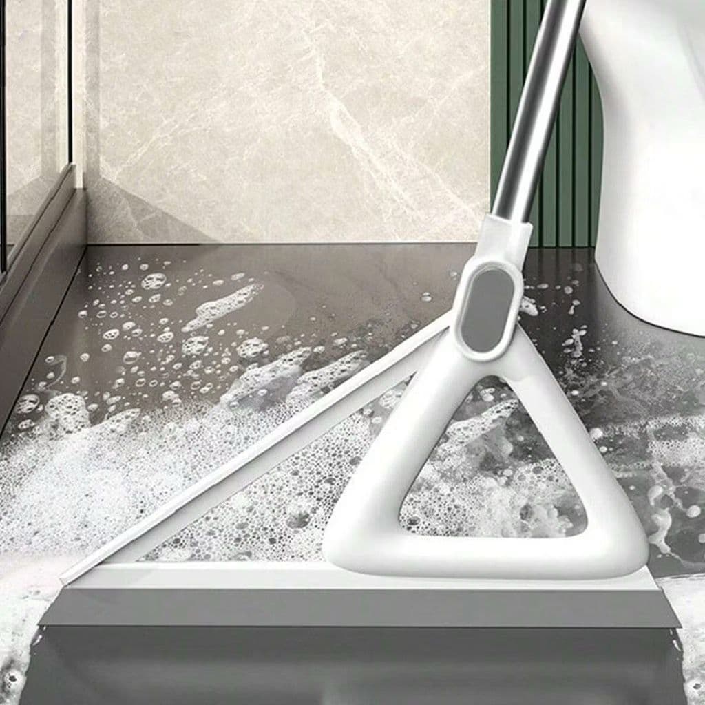 Rodo e Vassoura Silicone Limpador de Vidro Piso Secos e Molhados Uso Duplo Limpeza Mágica
