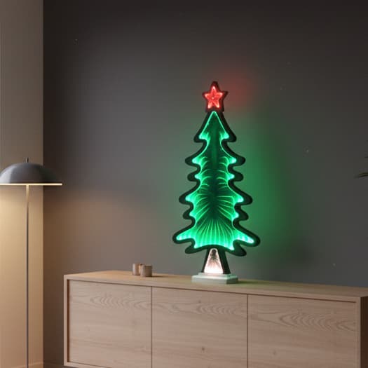 LUMINÁRIA DE MESA ÁRVORE NATALINA LED BIVOLT 61CM