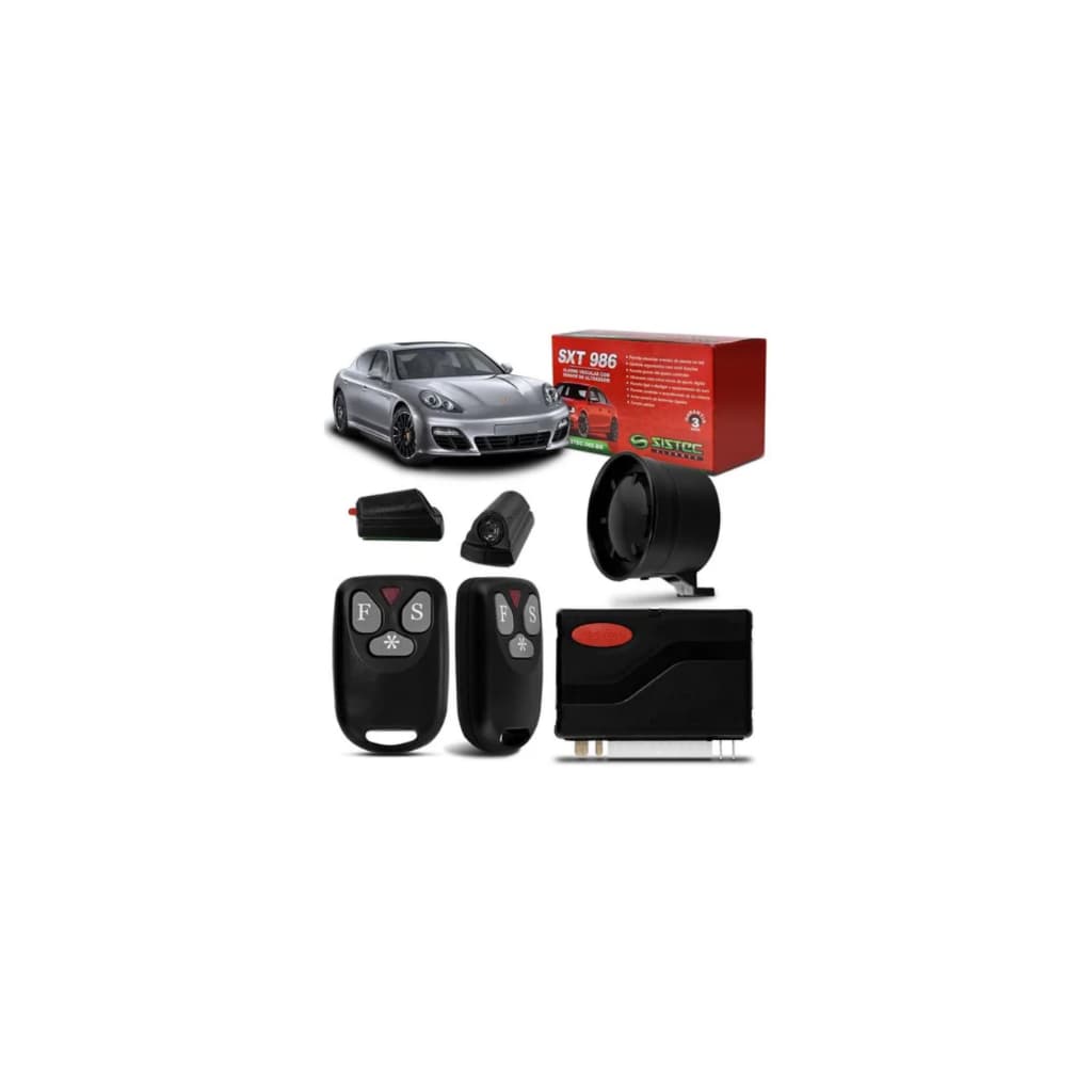 Alarme Automotivo Sistec Universal C/ 2 Controles 986