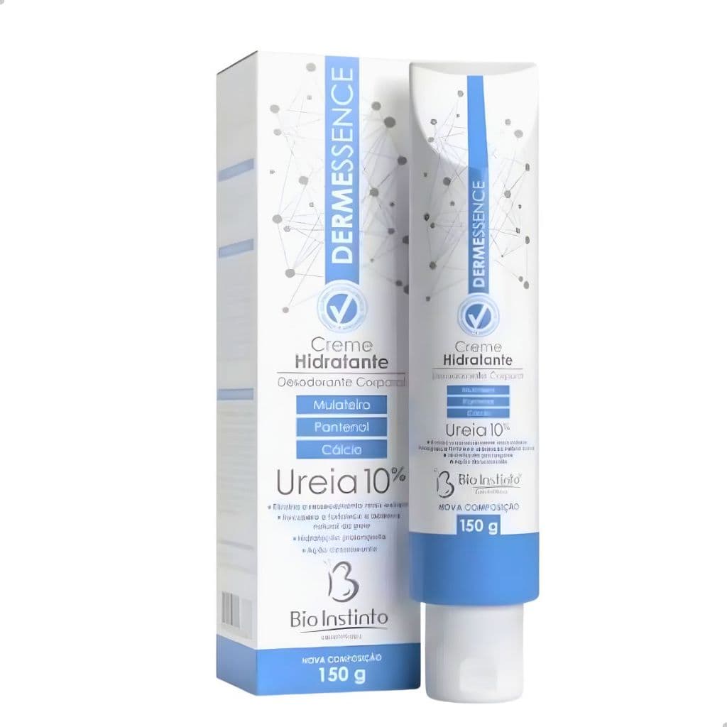 Creme Hidratante Dermessence Ureia 10% Bio Instinto 150g Hidratação Intensa Para Pele Seca