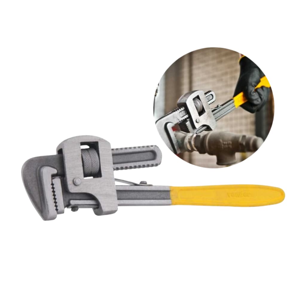 Chave Grifo 24" 610mm, Aço Forjado, Abertura 85mm, Tipo Stillson, Fixar, Soltar Canos, Tubos