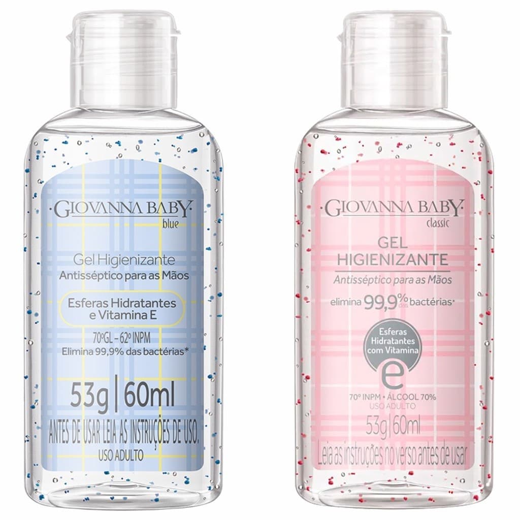Álcool Gel Giovanna Baby Classic 60ml