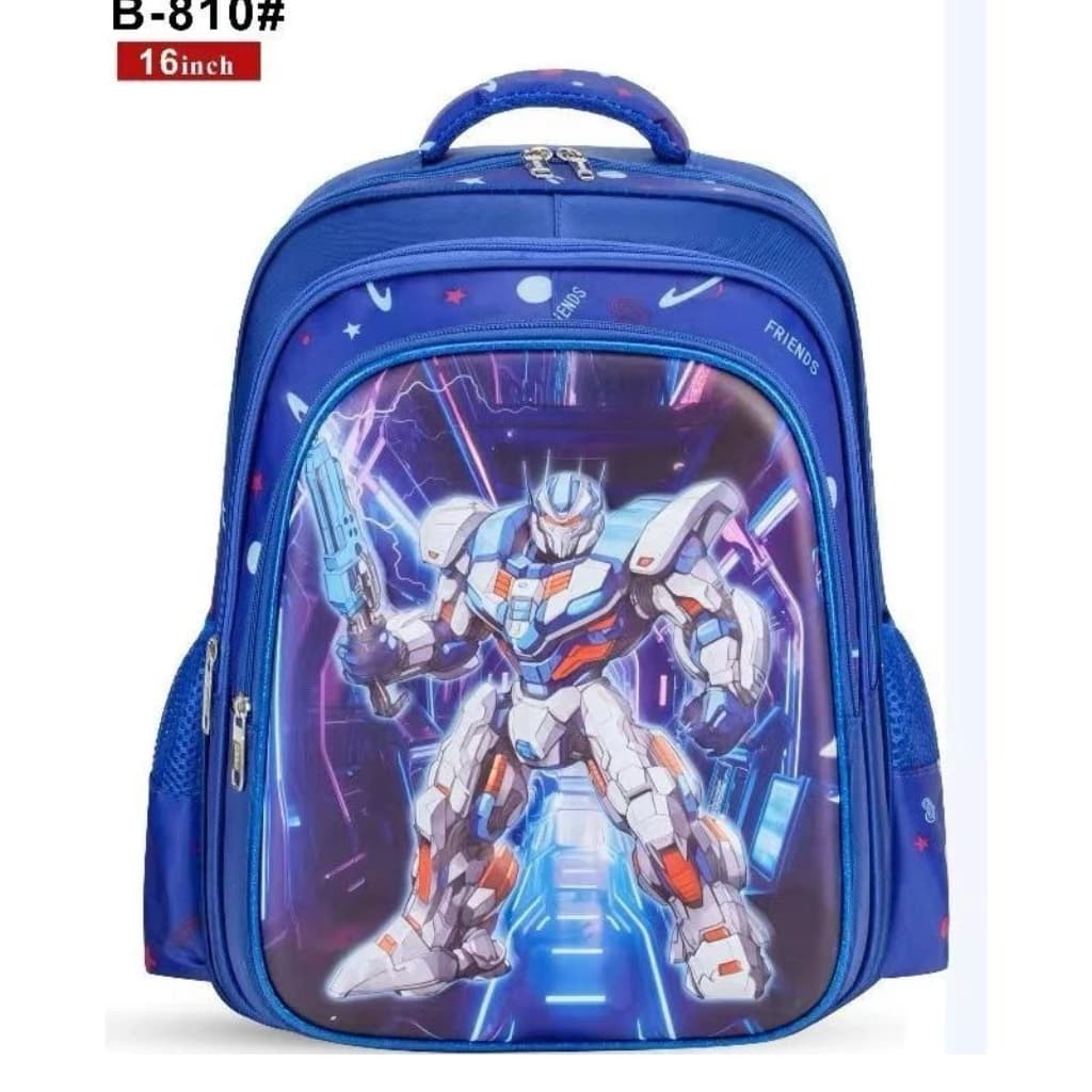 Mochila Escolar Feminina e Masculino Com Estampa Ajustável e Reforçada  Volta as aulas