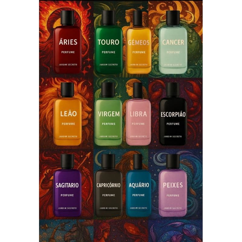 Perfume Áries 30ml – Linha Zodíaco Jardim D’ Secreto | Aromas Exclusivos