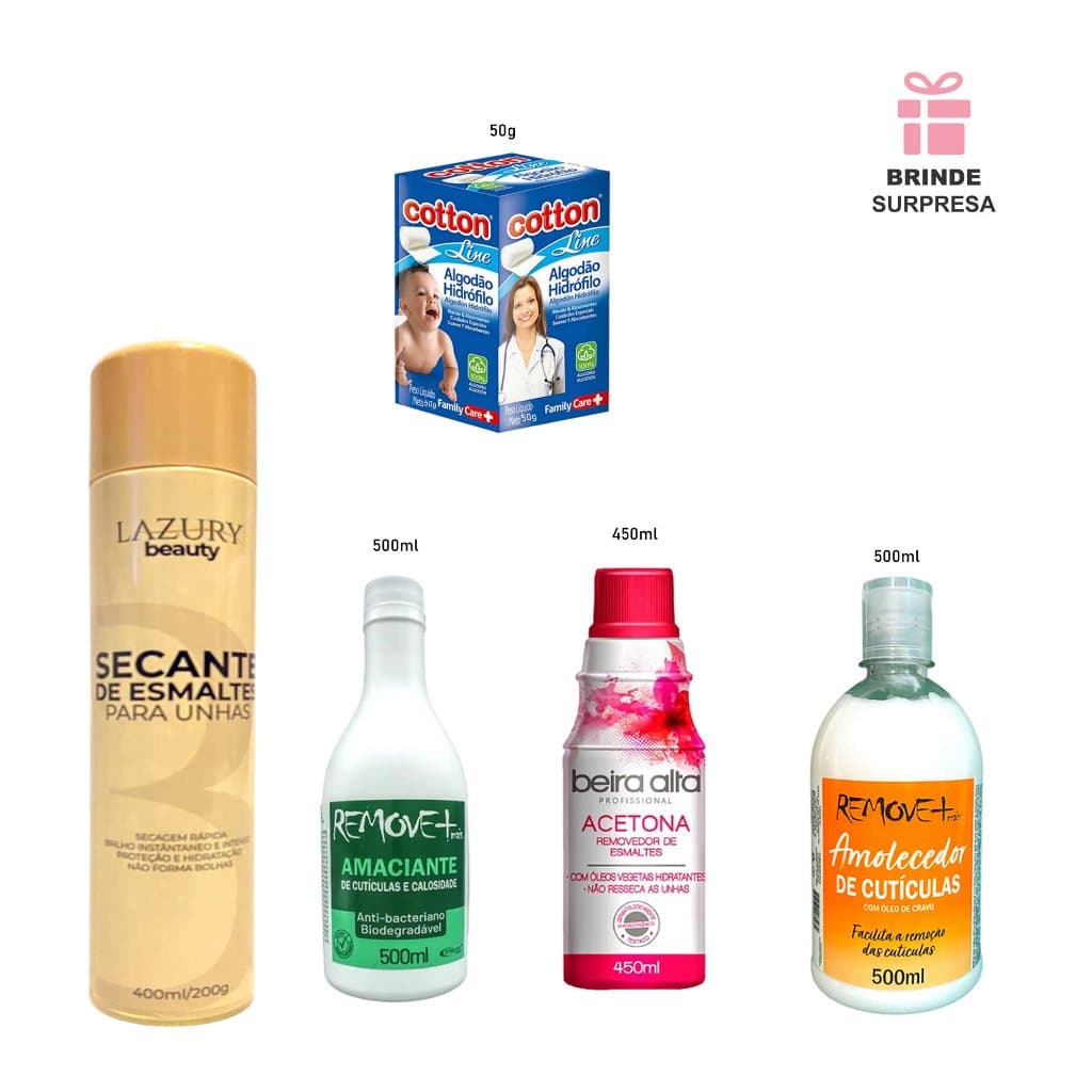 Kit Manicure Reposição  - Completo para Manicure profissional ou pessoal