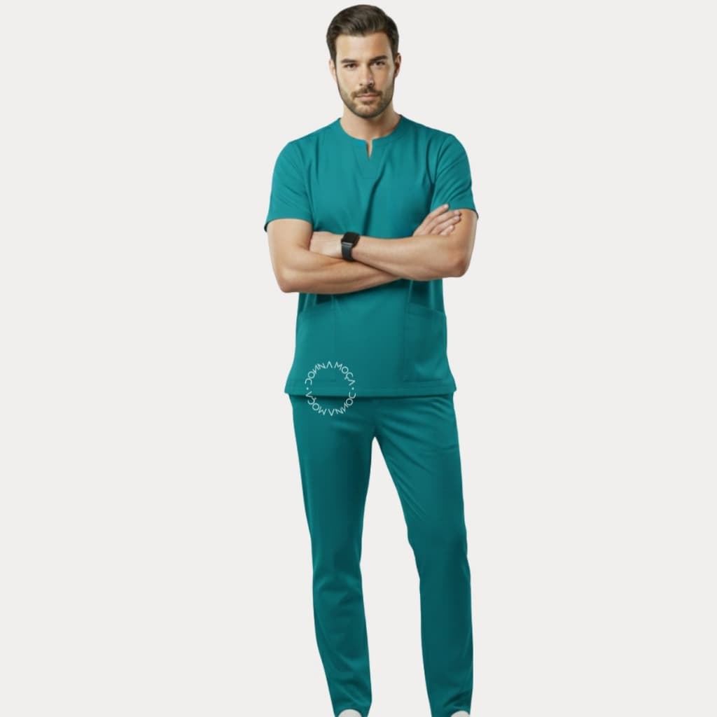 Scrub Masculino Uniforme Hospitalar Dentista Médico Veterinário Plus Size G3 -israel