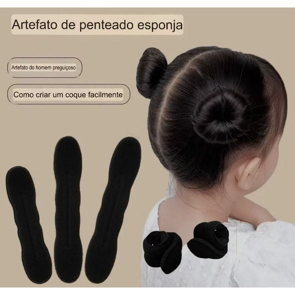 Magic Bun Coque Rápido Cabelo Acessório Para Coque Rápido