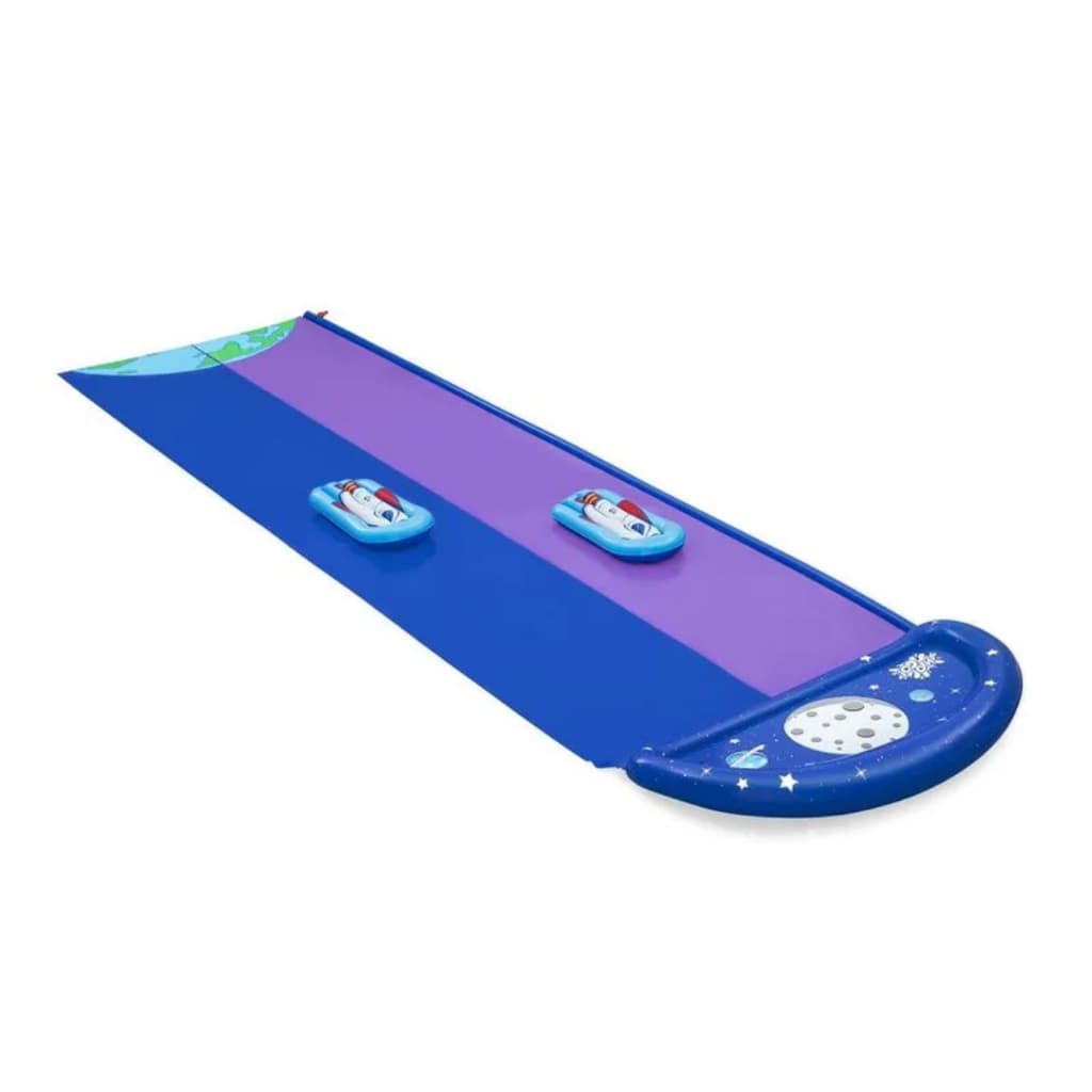 Escorregador Inflável Duplo Lunar Bestway – Diversão e refrescância para o verão!
