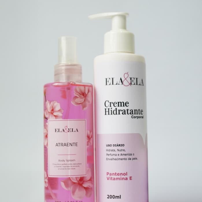 Body Splash + Hidratante Feminino 200 ml Fragancia Doce e Marcante, para mulheres atraentes